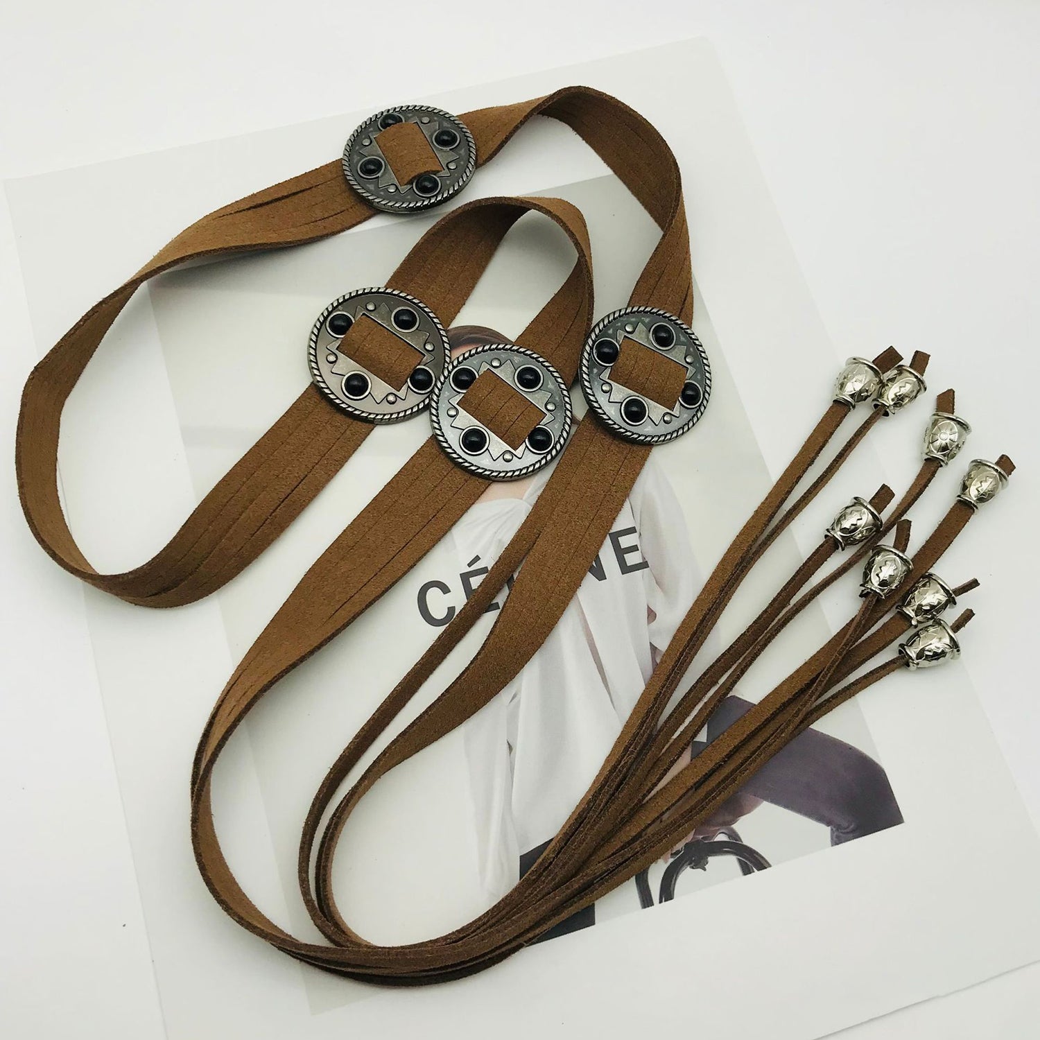 Retro Ethnic Style Tassel Belt
