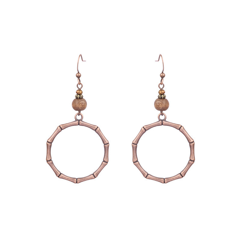 Women's Bohemian Ethnic Style Tassel Alloy Earrings