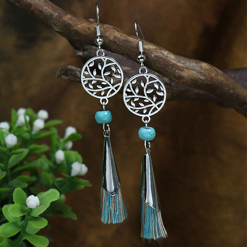 Women's Bohemian Geometric Alloy Retro Temperament Earrings