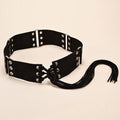 Knotted Belt With Long Tassels