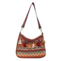 Ethnic Braided Bohemian Fringed Crossbody Bag