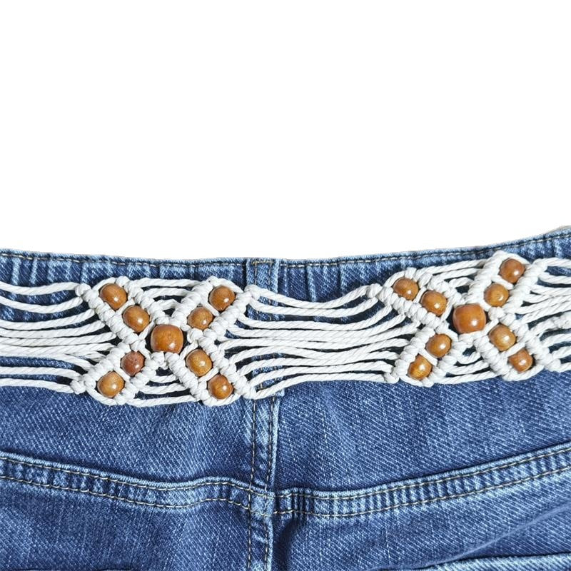 Vintage Resort Bohemian Braided Waist Cord