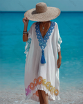 Seaside Vacation Bohemian Style Full-Length Dress 6863