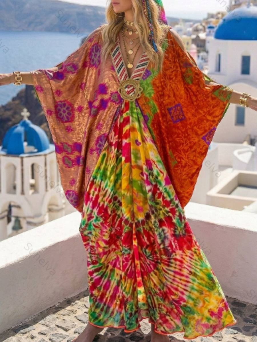 Bohemian Vacation Printed Kaftan2515