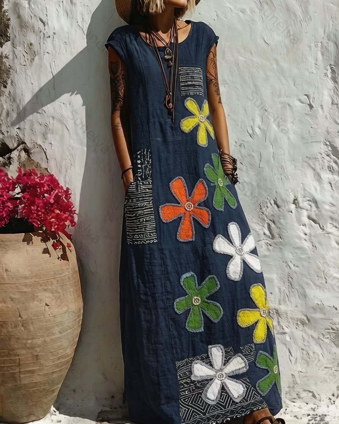 Women's Summer Vacation Fashionable and Elegant Dress 3281