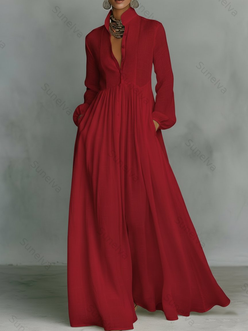 Elegant Romantic Vacation Maxi Dress 0367