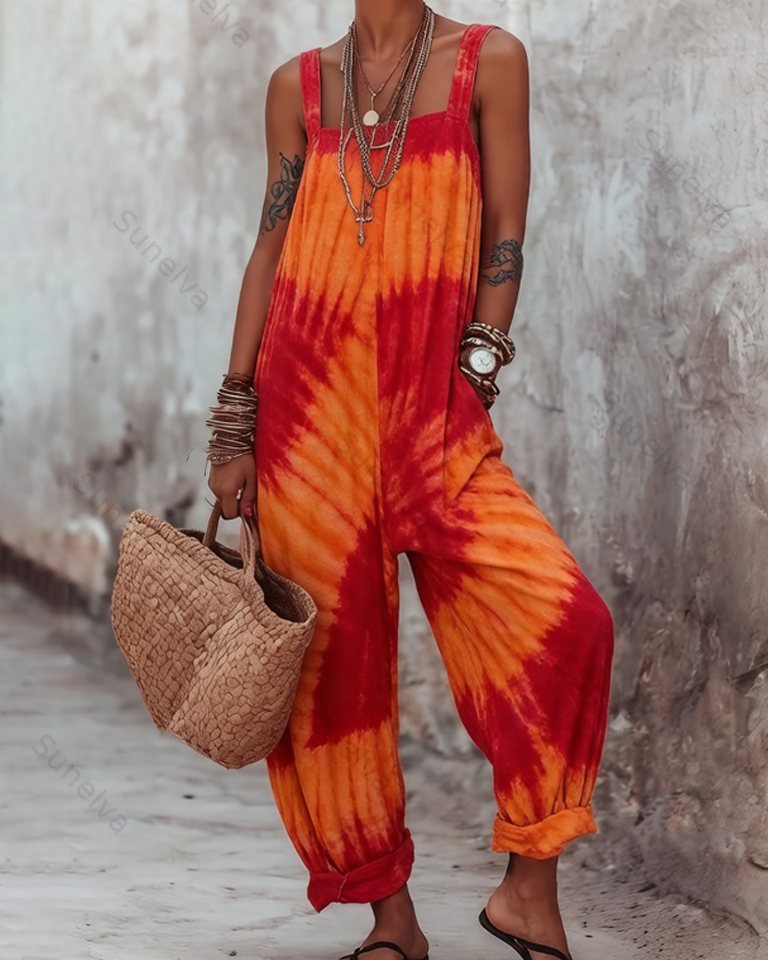 Women's Elegant & Stylish Summer Vacation Embroidered Jumpsuit 3028